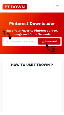 Descargador de Pinterest
